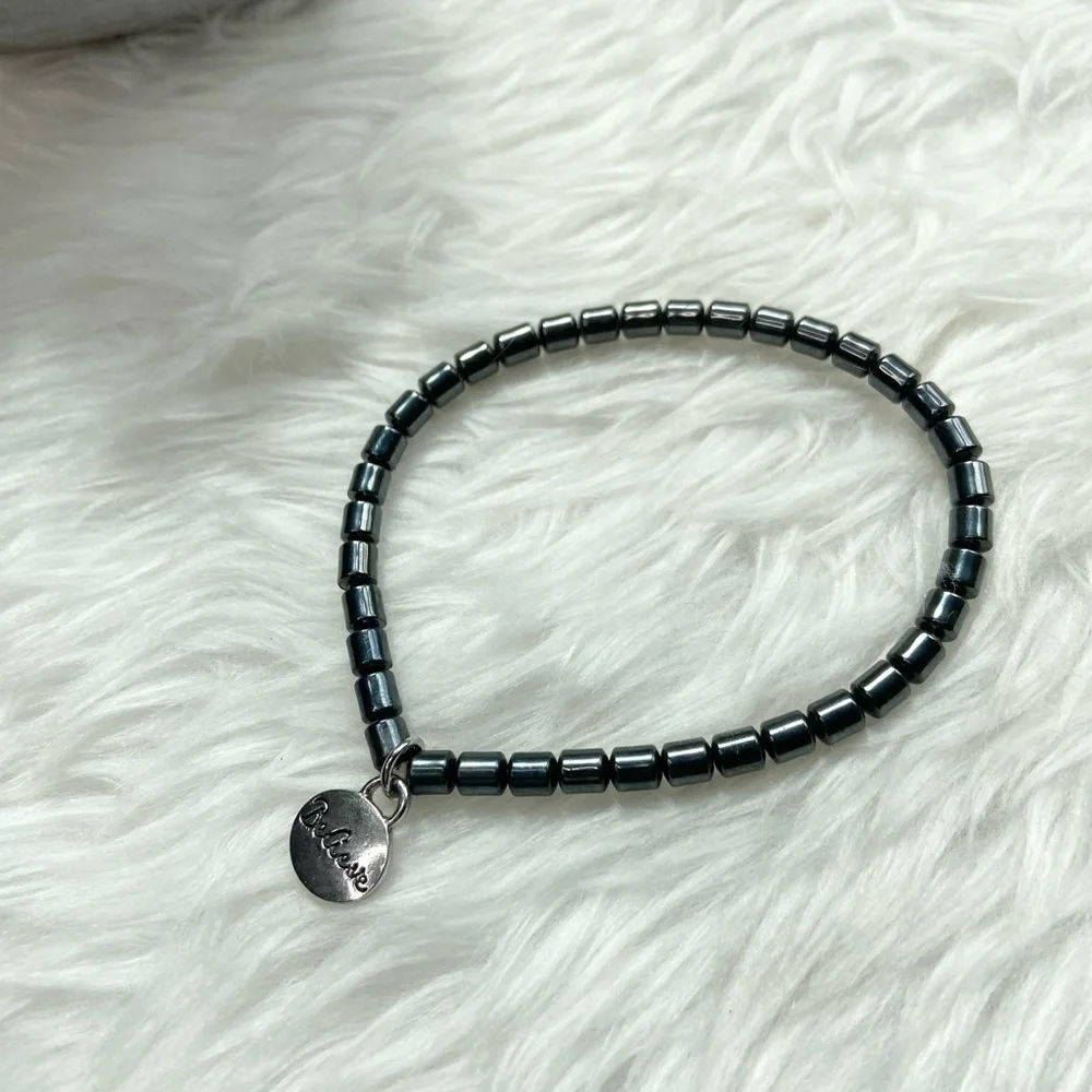 Hematite Energy Bracelet-believe